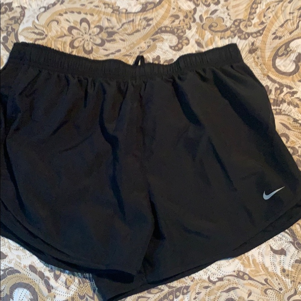 Nike dry fit black running shorts